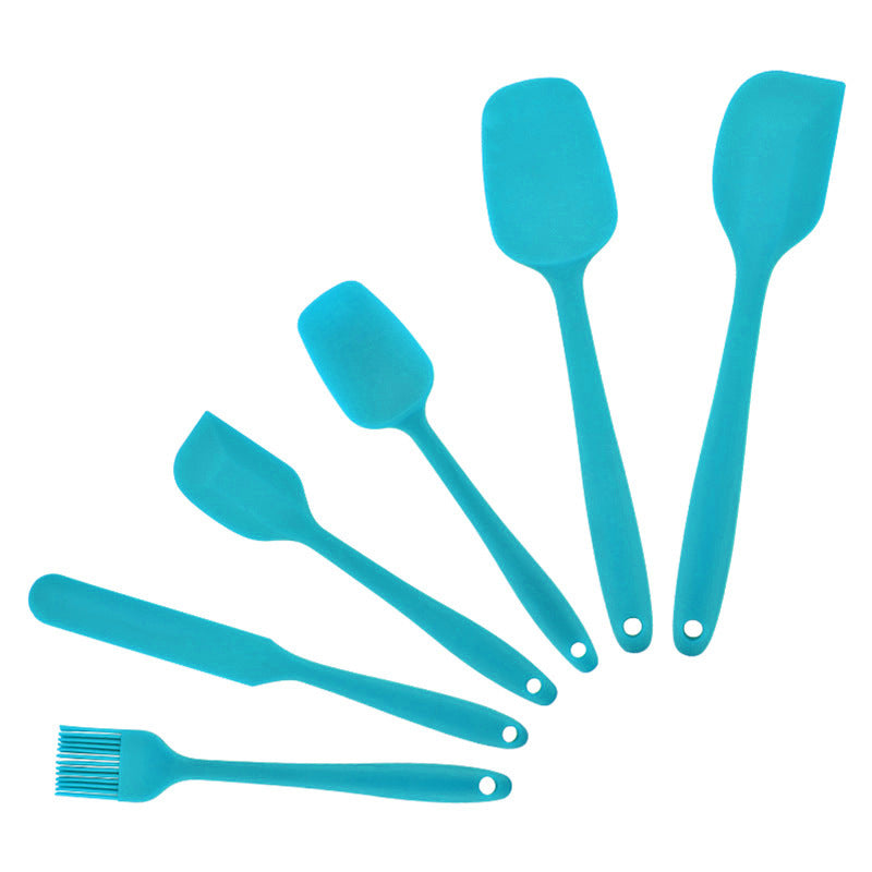 6-Piece Silicone Cooking Utensil Set - Kitchen Baking Mixing Gri