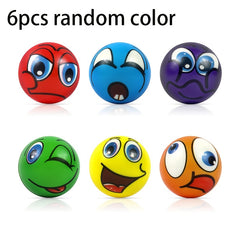 Expressive Stress Balls Set - Christmas Halloween Party Gag Grip Sponge Balls