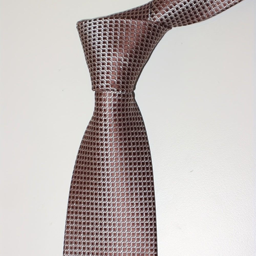 Needle High Men's Business Neck Ties Jacquard Pattern Formal Women 8 0cm