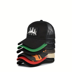 Forest Patch Mesh Trucker Hat Sunshade Baseball Cap Adjustable Dad Hats