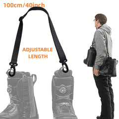1pc 1.5inch Thickened Skiing Boot Straps 40inch Long