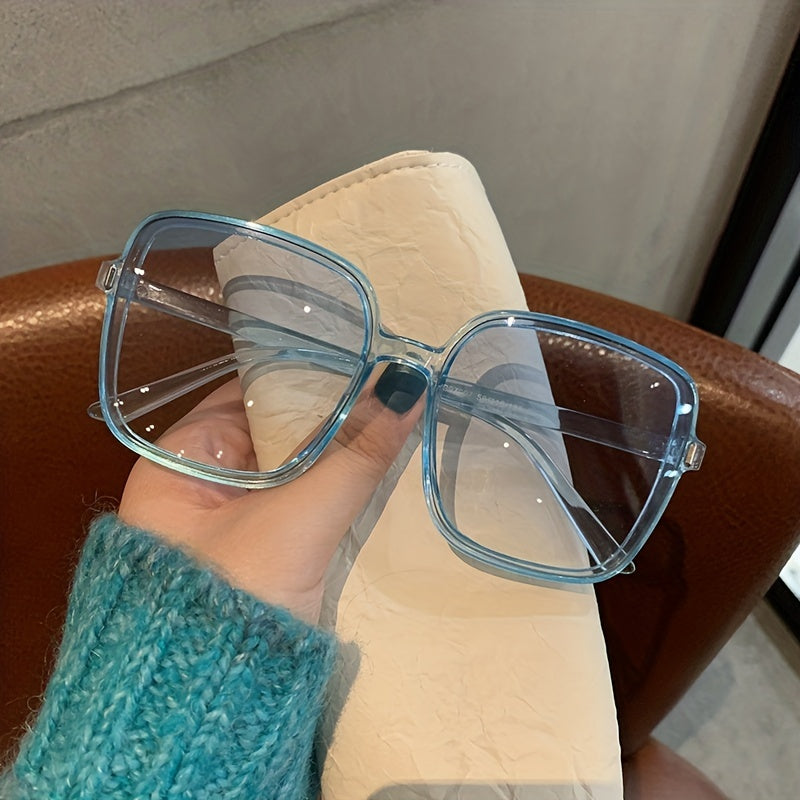 Oversized Square Sunglasses UV400 for Women Men Beach Party Club