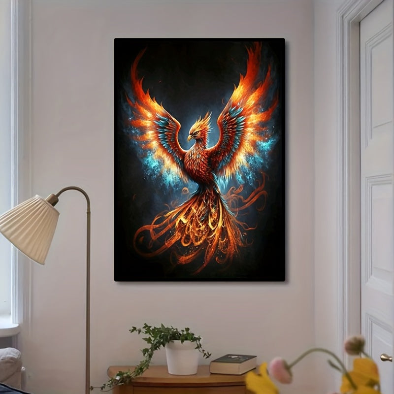 5D Diamond Painting Fire Phoenix Kit for Adults - 11.8x7.88 inches