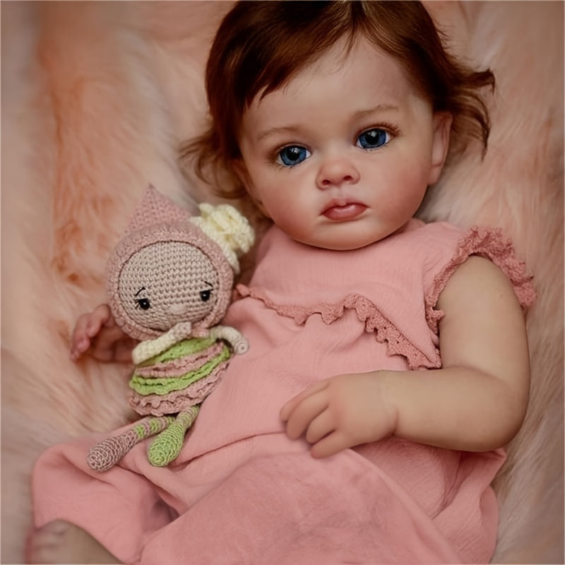 Realistic Soft Touch Collectible Art Doll 3D Painted Reborn Doll