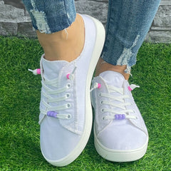 Minimalist Solid Flat Shoes Women's Casual Lightweight Soft Walking Shoes