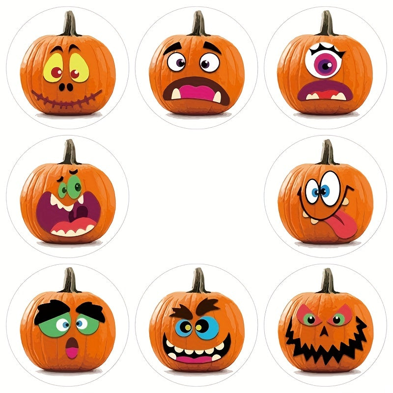500pcs Happy Halloween Animal Decorative Stickers Box Seal Sticker