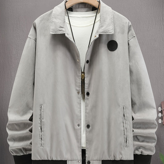 Men's Varsity Long Sleeves Jacket with Pockets