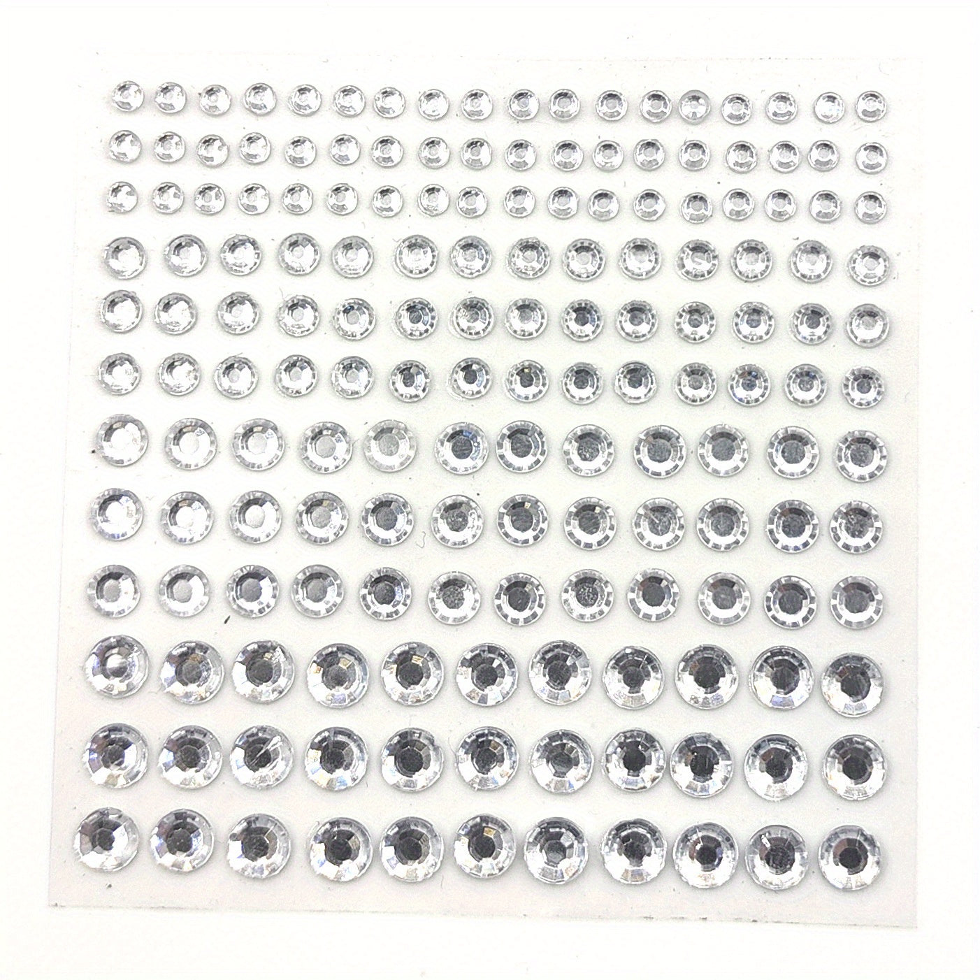 Sparkling Pearl Stickers for Hair Nails & DIY Crafts - 4 Sizes Flat Back Pearls