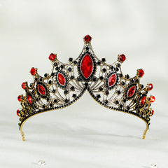 Baroque Style Crown Tiara Bridal Headwear