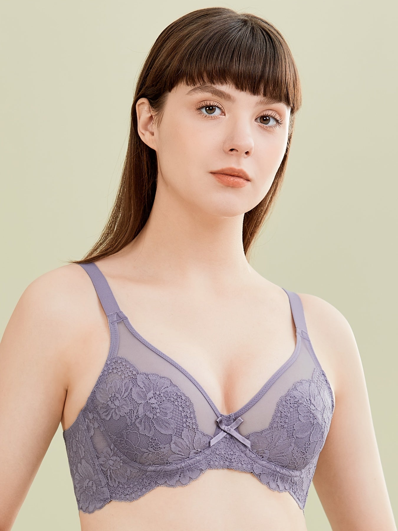 Sweetener Lace Unlined Bra Full Coverage Women's Underwear