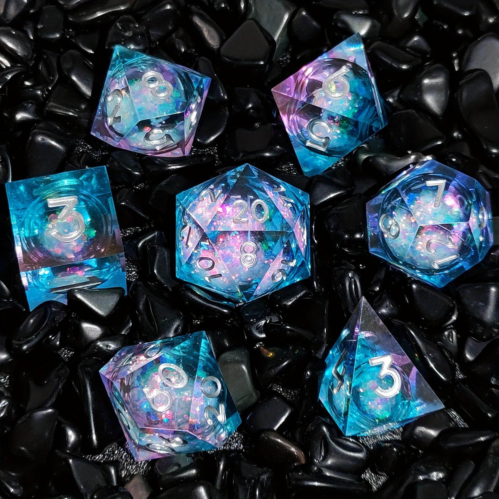 Liquid Quicksand Dice Set for Table Game
