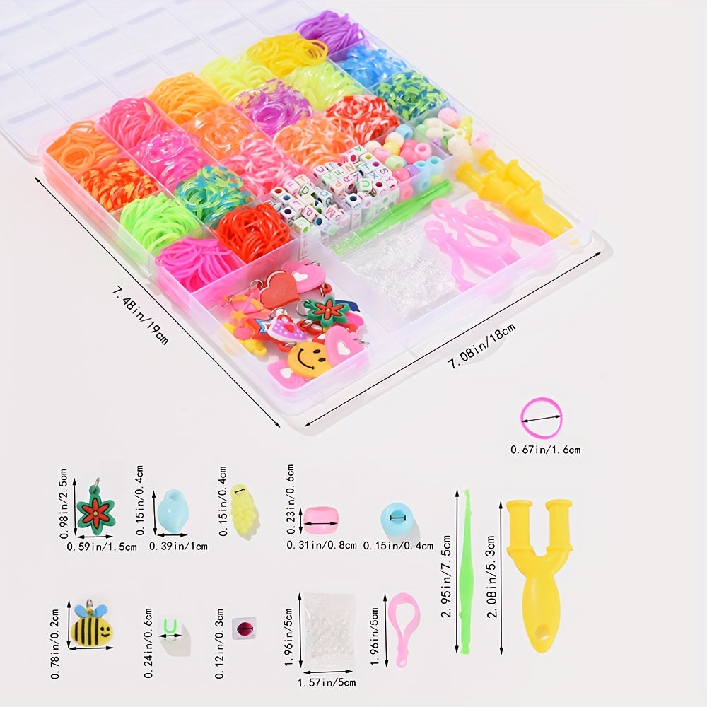 20 Colors Rubber Bands Set Hair Styling Accessories Beginners Gift