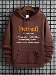 Men's Hooded Sweatshirt for Autumn Winter