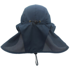 Men's Summer Sun Visor Hat With Neck Protection UV Sun Hat