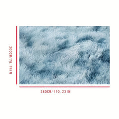 Soft Shaggy Tie Dyed Plush Area Rug 78.74x1