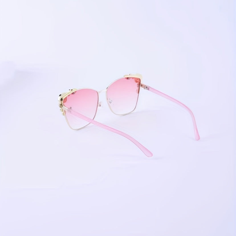 Men's Sunglasses Bead Decor UV Resistant Sunglasses