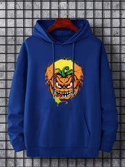 Men's Pumpkin Graphic Hoodie Active Drawstring Hooded Sweatshirt