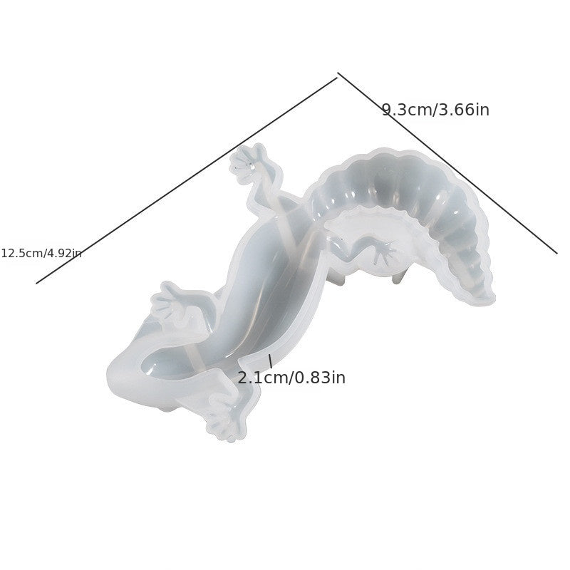 Animal Epoxy Resin Mold 3D Snail Frog Lizard Shape Silicone Mold Decor