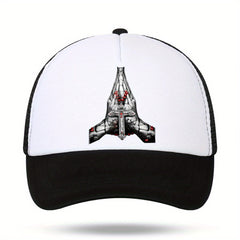 Cross Print Breathable Sun Hat Casual Baseball Cap Men's Net Hat