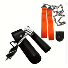 Outdoor Survival Equipment Set with Drill and Scroll Saw