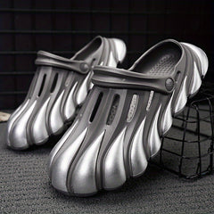 Men's Comfy Clogs Hollow Out Garden Shoes Summer