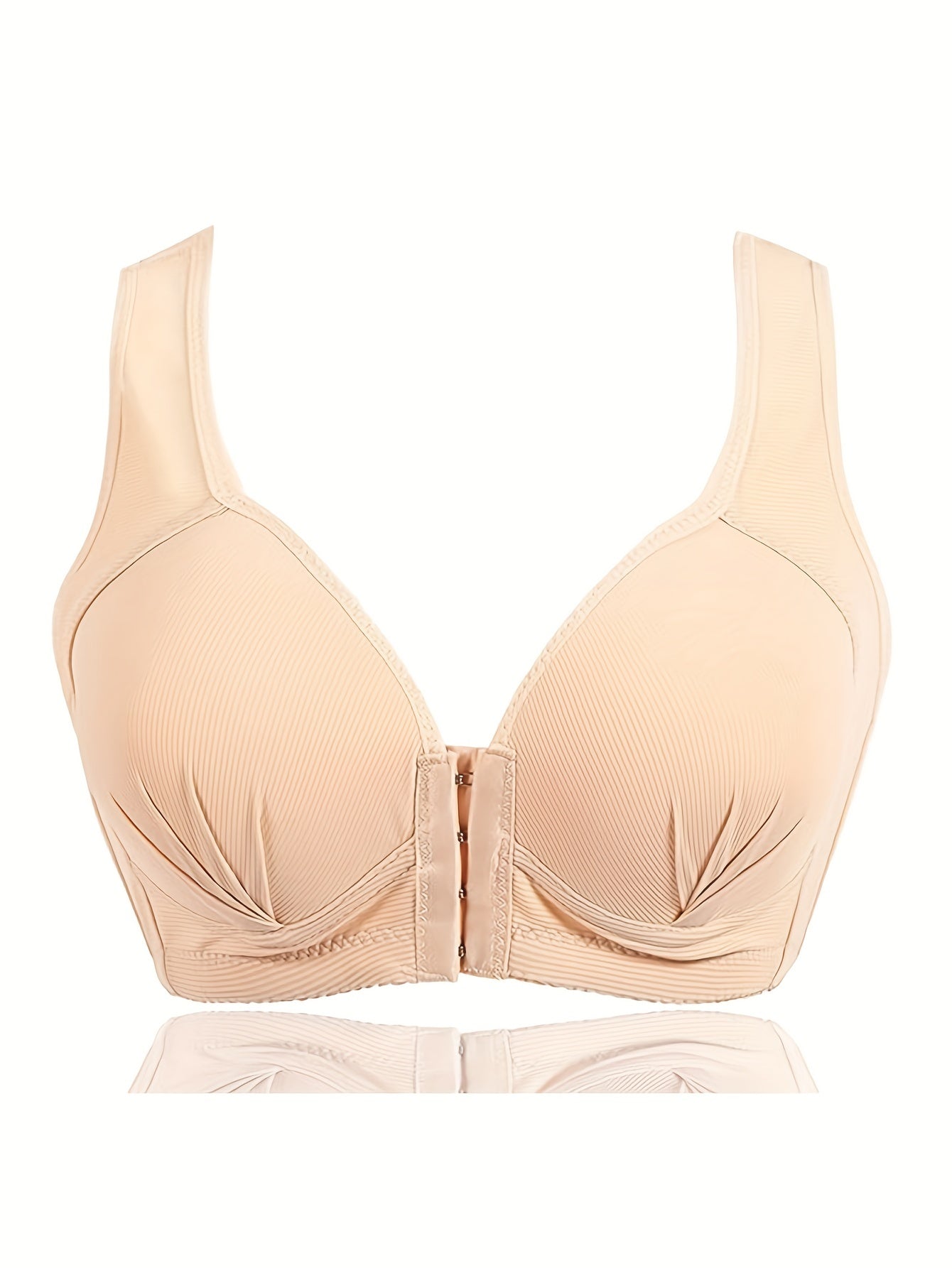 Front Buckle Wireless Bra Comfy Push Up Bra