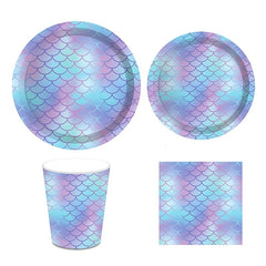 Mermaid Tableware Set for Magical Parties