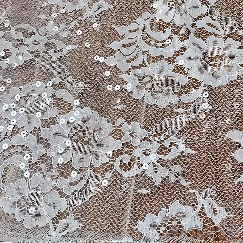 Sequins DIY Clothing Accessories Bead Pieces Lace Fabrics DIY Skirt Wedding