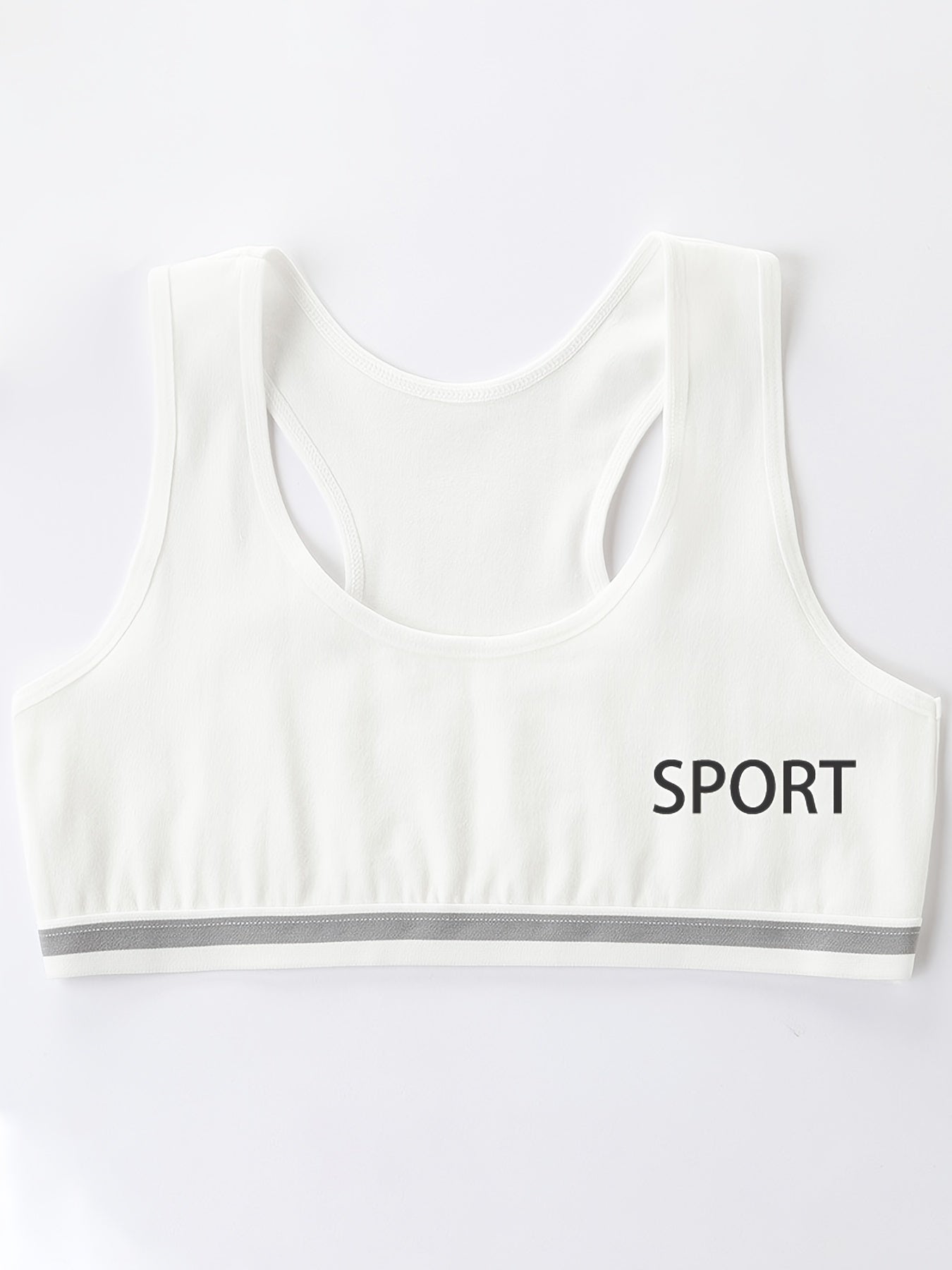 Girls Wireless Padded Sport Bra Kids Underwear