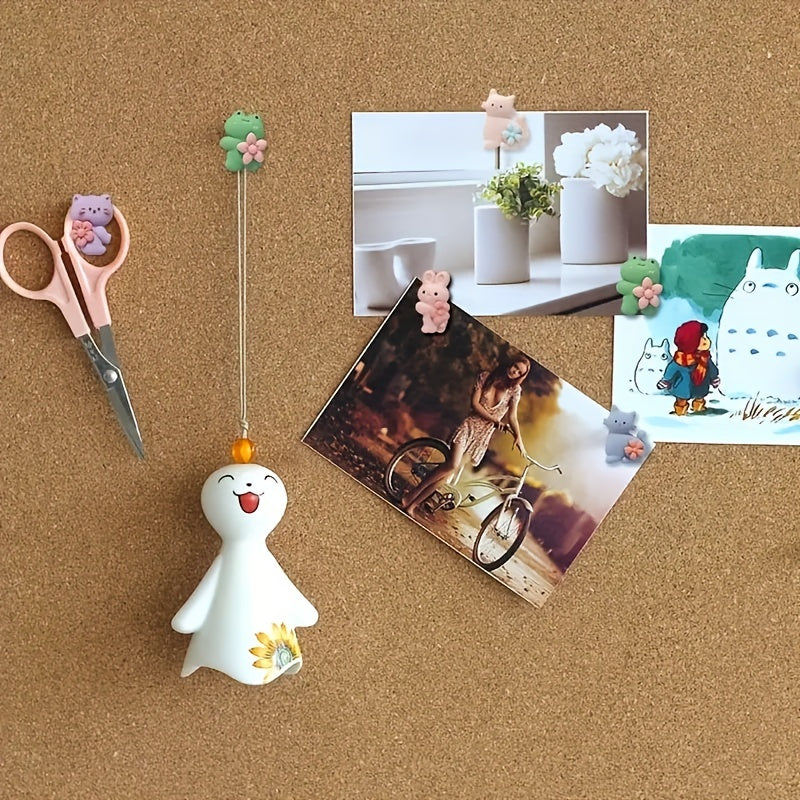 20pcs Cat Push Pins for Bulletin Boards - Cute Cat Thumb Tacks - School Supplies