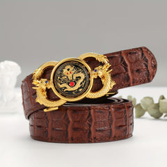Men's Dragon Buckle Belt - Husband Boyfriends Gift