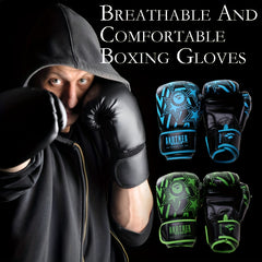 Boxing Gloves PU Leather Training Gloves Muay Thai Sandbag 8-12Oz