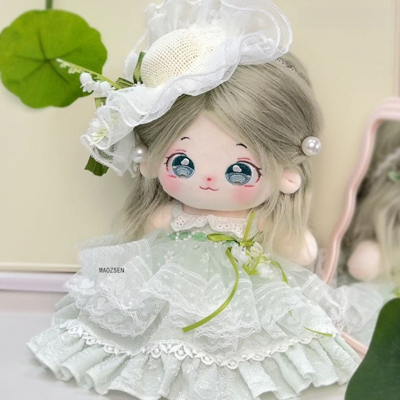 Green Princess Skirt Party Dress for 1/4 BJD Dolls