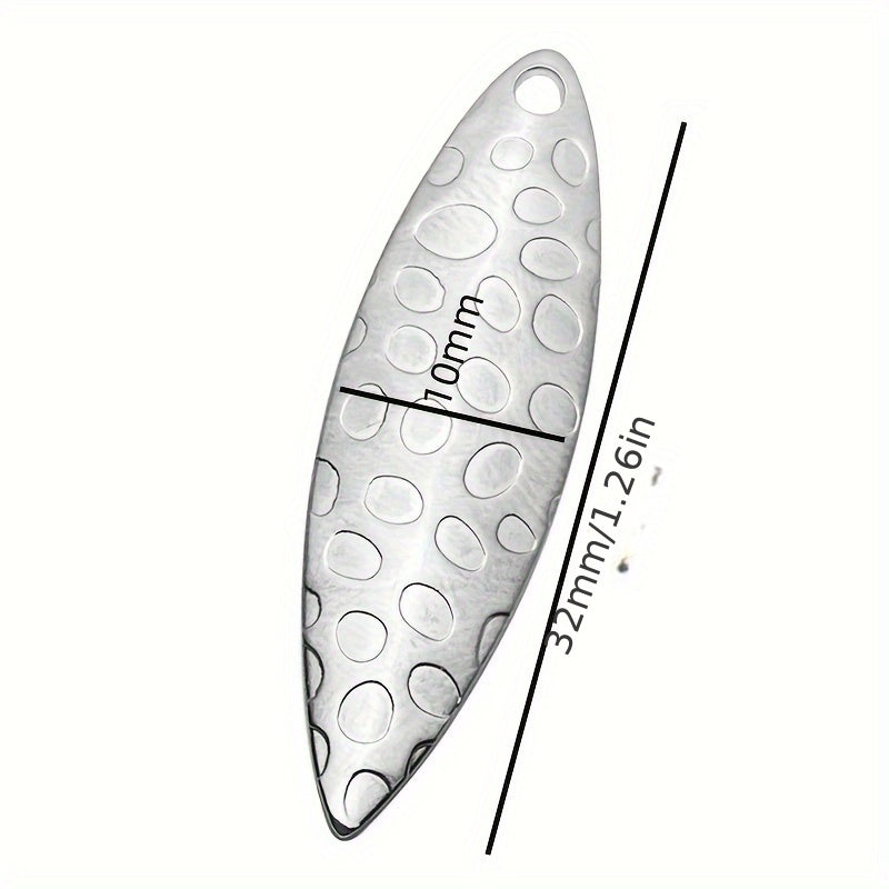 1pc Willow Blade Golden Silvery Blade for Spinner Bait Fishing
