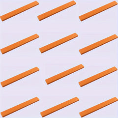 12pcs Building Block Set 1x8 Low Wall Flat Bricks for DIY Farm Garden