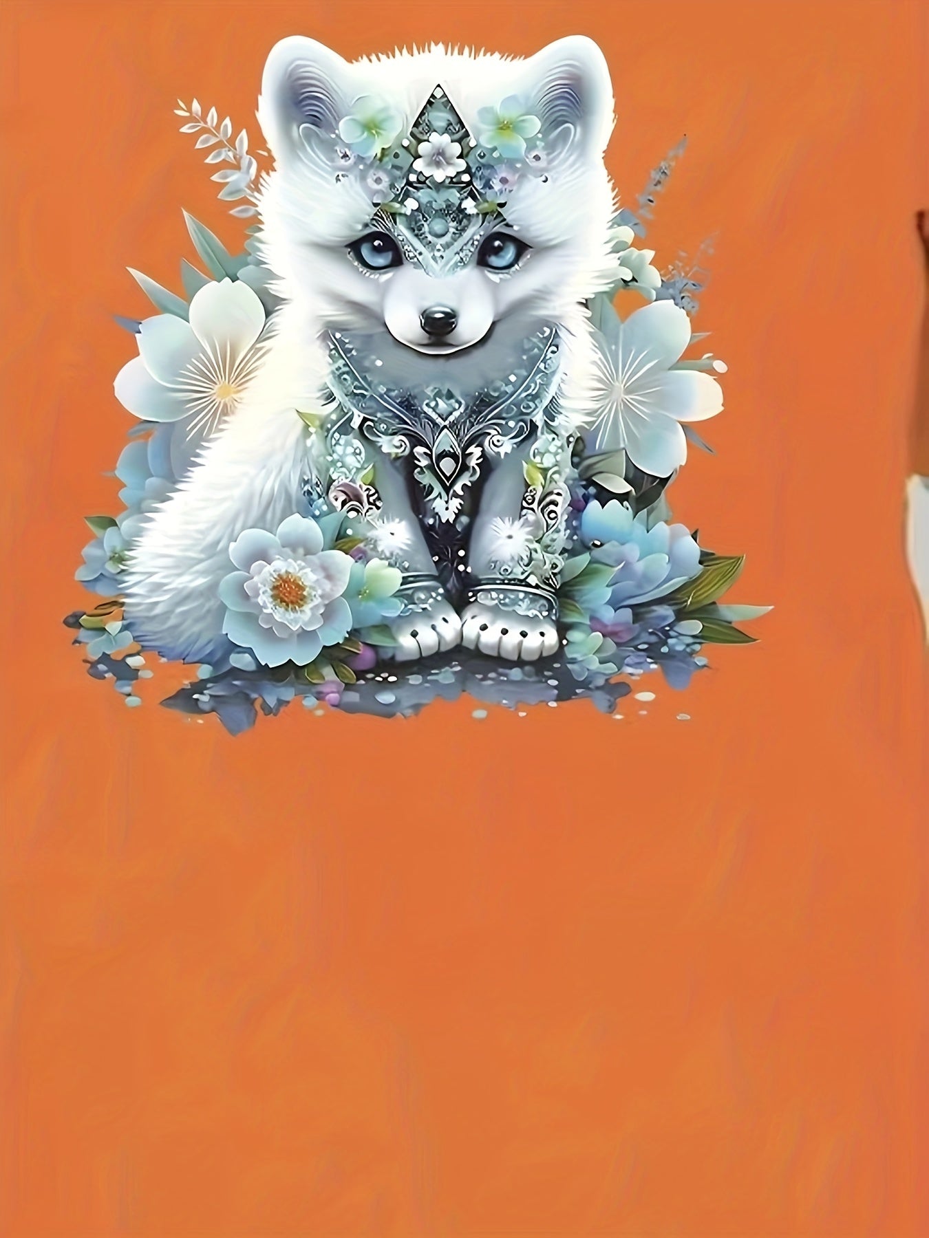 Floral Dog Print Tee & Shorts Set