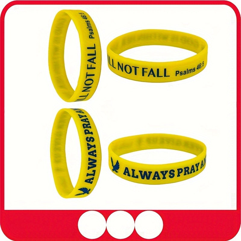 Inspirational Silicone Bracelet - Team Belief Wrist Strap