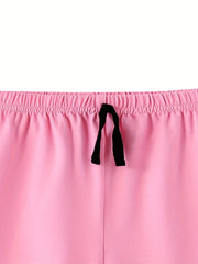 Girls' Beach Shorts 6-Pack, Casual Lounge Summer Sports Leisure
