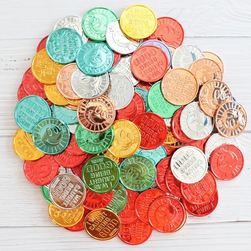 Pirate Smiley Face Game Coin Lucky Coin Props Electroplated