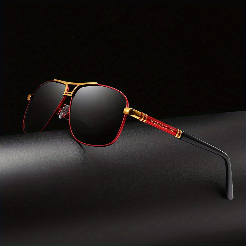 Creative Stitching Polarized Sunglasses for Party Travel Birthday Gift