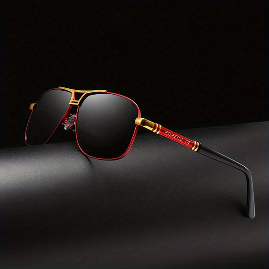Creative Stitching Polarized Sunglasses for Party Travel Birthday Gift