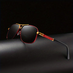 Creative Stitching Polarized Sunglasses for Party Travel Birthday Gift