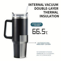 40oz Stainless Steel Insulation Water Cup, Leakproof, Outdoor Fitness Travel