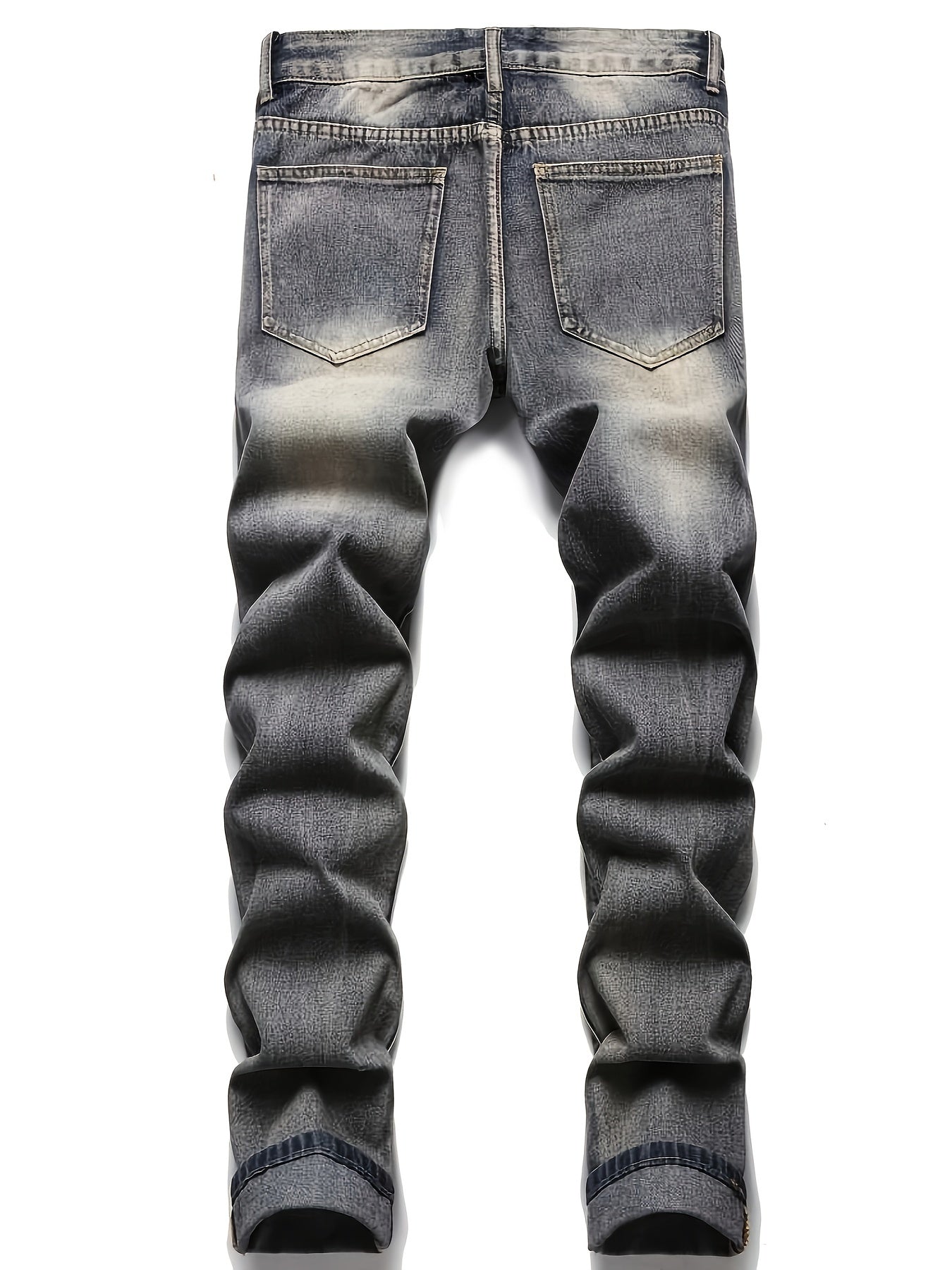 Men's Ripped Jeans Distressed Denim Pants