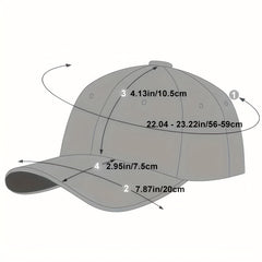 Fashionable Sunscreen Baseball Cap Retro Style for Men