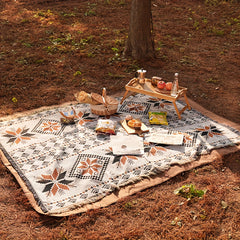 Camping Blanket Picnic Mat Bohemian Carpet Tent - Moisture proof - Thickened