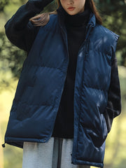 Warm Sleeveless Jacket Stand Collar Women's Vest Outdoor Sports
