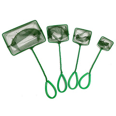 Small Fish Catch Net with Plastic Handle for Aquariums
