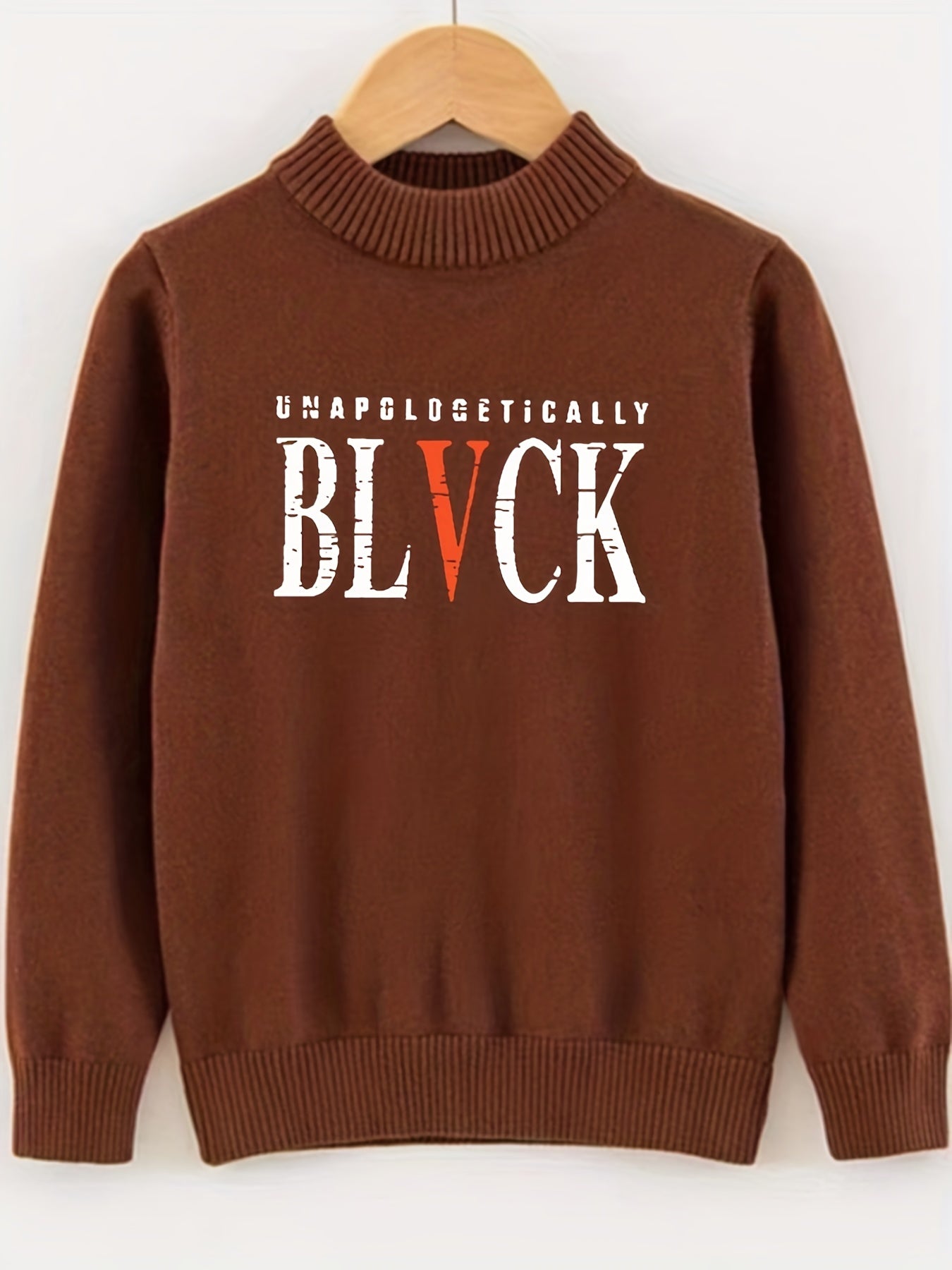 Men's Casual Knitted Sweater Warm Crew Neck Pullover