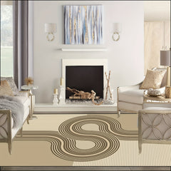 Contemporary Modern Area Rug Living Room Rugs Anti-slip Washable